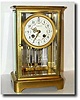 C.1900, French, Dial Signed Tiffany and Co., 4- glass crystal regulator