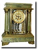 C.1890, French, Green Onyx and Ormolu, Crystal Regulator