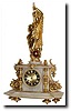 C.1885, French, Figural Clock .