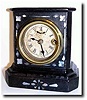 C.1850, American Clock Co, Mini Cast Iron mantel clock,