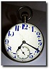C.1890, Swiss, 8-day, pin set, paperweight clock.
