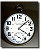 C.1900, Swiss, 8-day, stem set, paperweight clock.