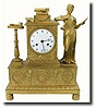C.1840, French, Empire Period, Ormolu figural clock