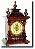 C.1895, German, Junghans, Mini Walnut Alarm Clock