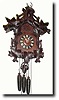 C.1920, German, Black Forest Cuckoo and Quail Clock