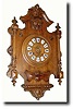 C.1880, French, a good Walnut Cartel clock