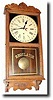 C.1915, New Haven Clock Co., "REFEREE" Regulator Wall Clock