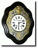 C.1875, French, Morez Prayer Repeat picture frame clock