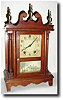 C.1931, Wm.L. Gilbert "DRESDEN" Miniature Pillar and Scroll Clock