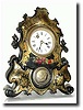 C.1860, Waterbury Clock Co., Iron Front Mantel Clock