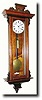 C.1865, German, Gustav Becker, 1-Weight Wall Clock