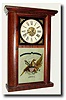 C.1838, C. and N. Jerome, Bristol, Conn, Round side clock.