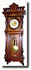 C.1890, German, Gustav Becker, 2-weight Wall Clock