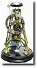 C.1900, English, Fusee Skeleton Clock
