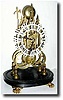 C.1900, English, Fusee Skeleton Clock