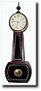 C.1840, Mass area Weight Banjo Wall Clock