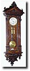 C.1880, German, Gustav Becker, 2-weight wall regulator in the Alt Deutsch style,