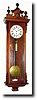 C.1880, German, 1-Weight "Vienna Regulator" Wall Clock