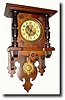 C.1900, German, Berlin Style "Free Swinger" Wall Clock
