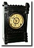 C.1880, F. Kroeber, New York, "Cabinet no. 5" Mantel Clock