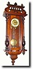 C.1910, German, Spring Driven Regulator Wall Clock