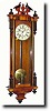C.1890, German, 1-weight Wall Regulator Clock