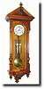 C.1890, Austrian, Gebruder Resch, "Remember" trademark Wall Clock