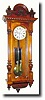 C.1880, Austrian, 2-weight "Vienna" wall clock