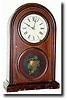 C.1860, Ansonia Brass Co., Ansonia Conn. 8- day round top shelf clock