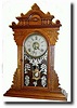 C.1890, E.N. Welch, Walnut Gingerbread Clock