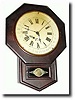 C.1880, New Haven Clock Co., Short Drop octagon clock