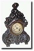 C.1870, Terry Clock Co., Waterbury, CT., Iron figural clock