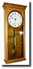 C.1922, Seth Thomas, "Regulator No. 4" wall clock in oak case