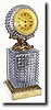 C.1830, French, Cut Glass Crystal Clock