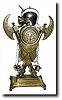 C.1885, French "Gladiator" Form clock