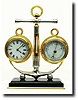 C.1880, French, Industrial Series, Marine theme desk clock