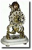 C.1900, English, Single Fusee skeleton clock