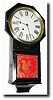 C.1870, Terry Clock Co., Waterbury, Conn. Short drop octagon wall clock