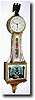 C.1920, Herschede Clock Co., Cincinnati, banjo clock