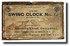 C.1894, Ansonia Clock Co., Wooden Box for Swing No. 1,
