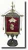 C.1900, Ansonia Clock Co., SONNET banner clock,