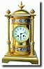 C.1890, French, Ormolu and Enamel, mantle clock.