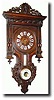 C.1890, French, Clock and Barometer cartel clock