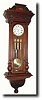 C.1880, Austrian, Gebruder Resch "Remember" 3-weight, oak cased, grand sonnerie wall regulator