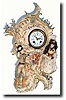C.1895, German, Lenzkirch, Porcelain Mantel clock