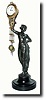 C.1910, German, Junghans, Cleopatra Swing Clock