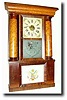 C.1845, Clarke, Gilbert and Co., Winchester, shelf clock