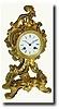 C.1830, French, Rococo, mini mantle clock
