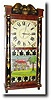 C.1830, Rodney Brace, North Bridgewater, Mass. Half column and splat mantel clock