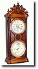 C.1880, Ithaca, "No. 5 EMERALD" Calendar clock